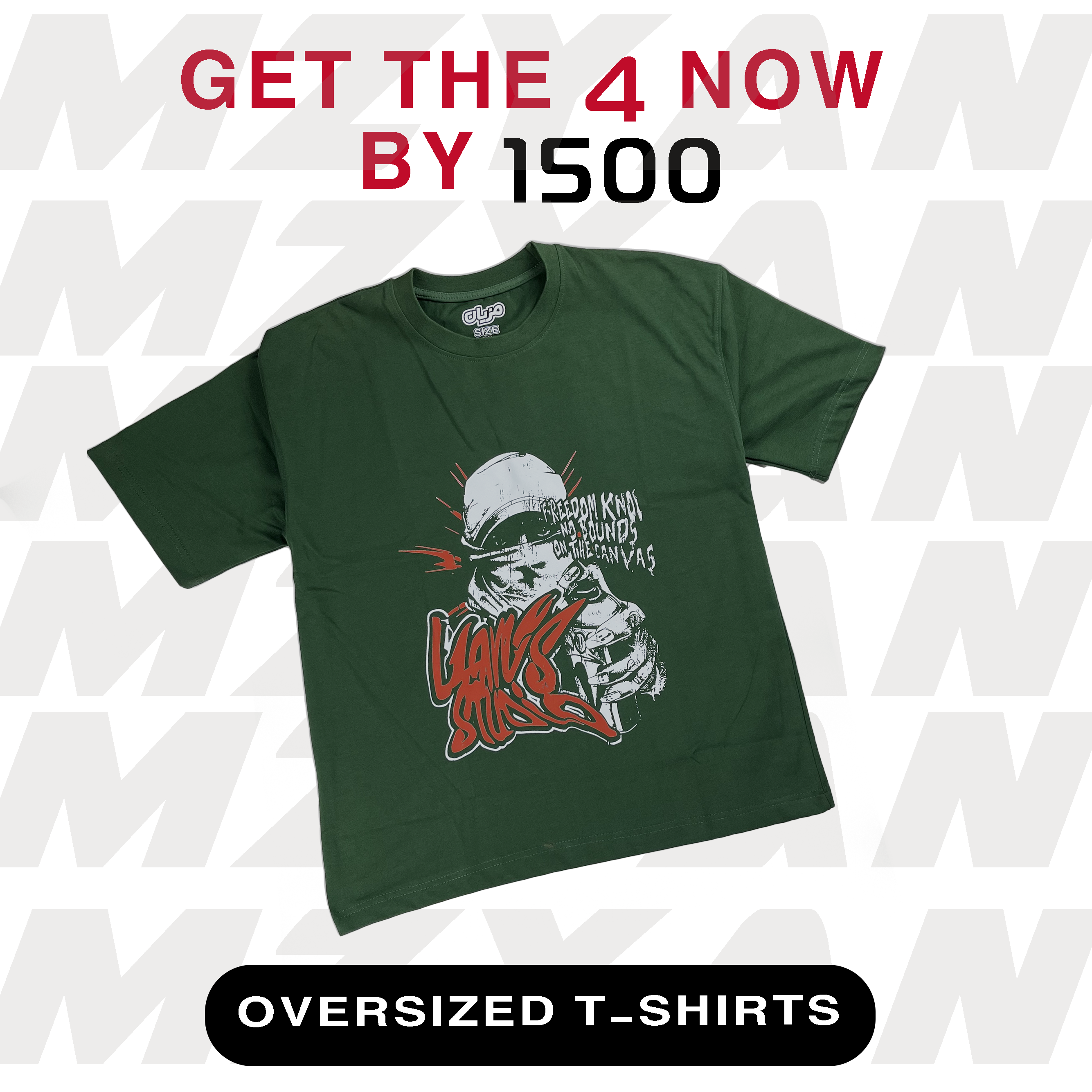 OVERSIZED PRINTED T-SHIRTS