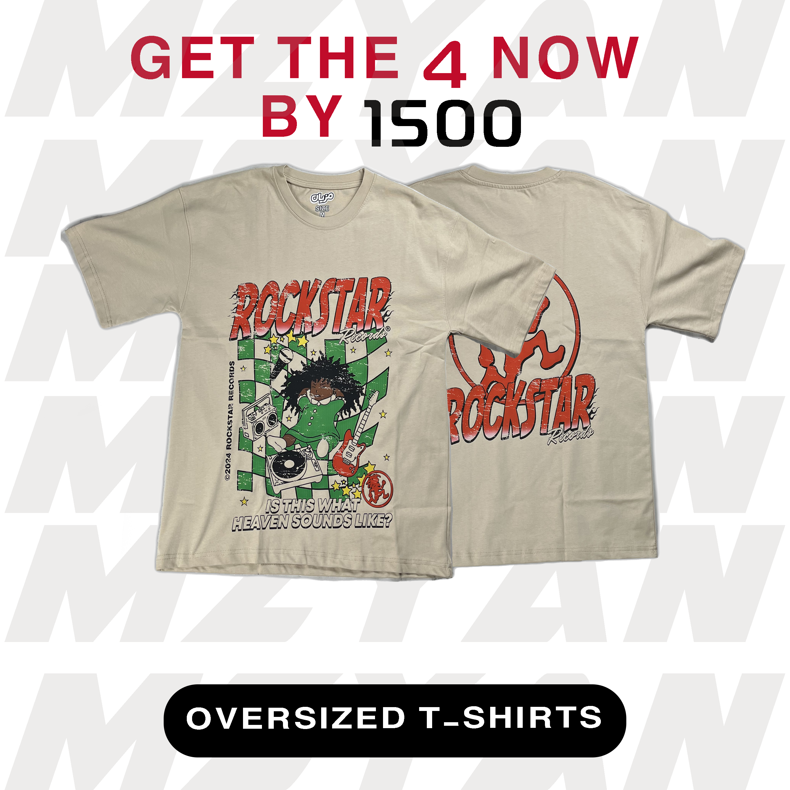 OVERSIZED PRINTED T-SHIRTS