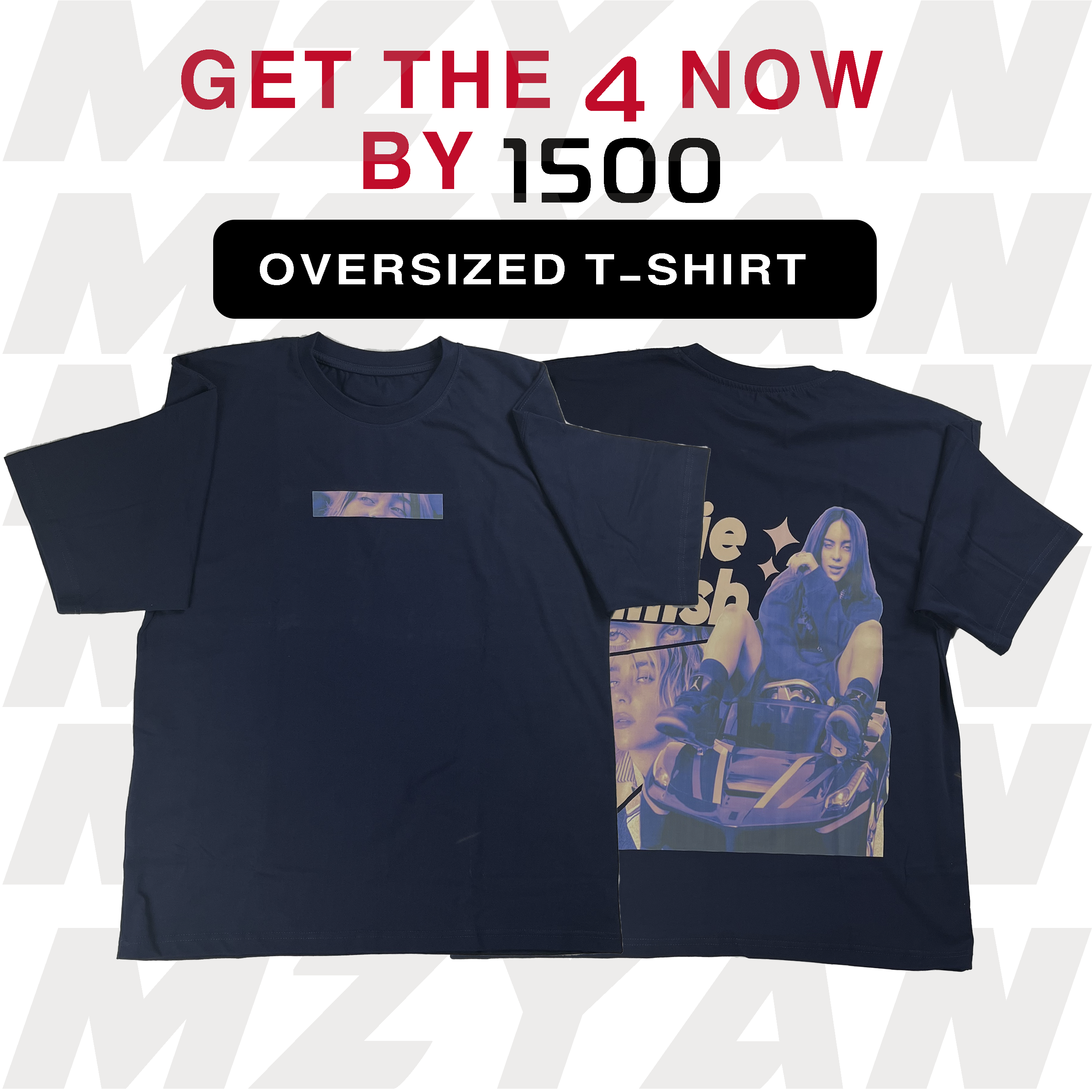 OVERSIZED PRINTED T-SHIRTS