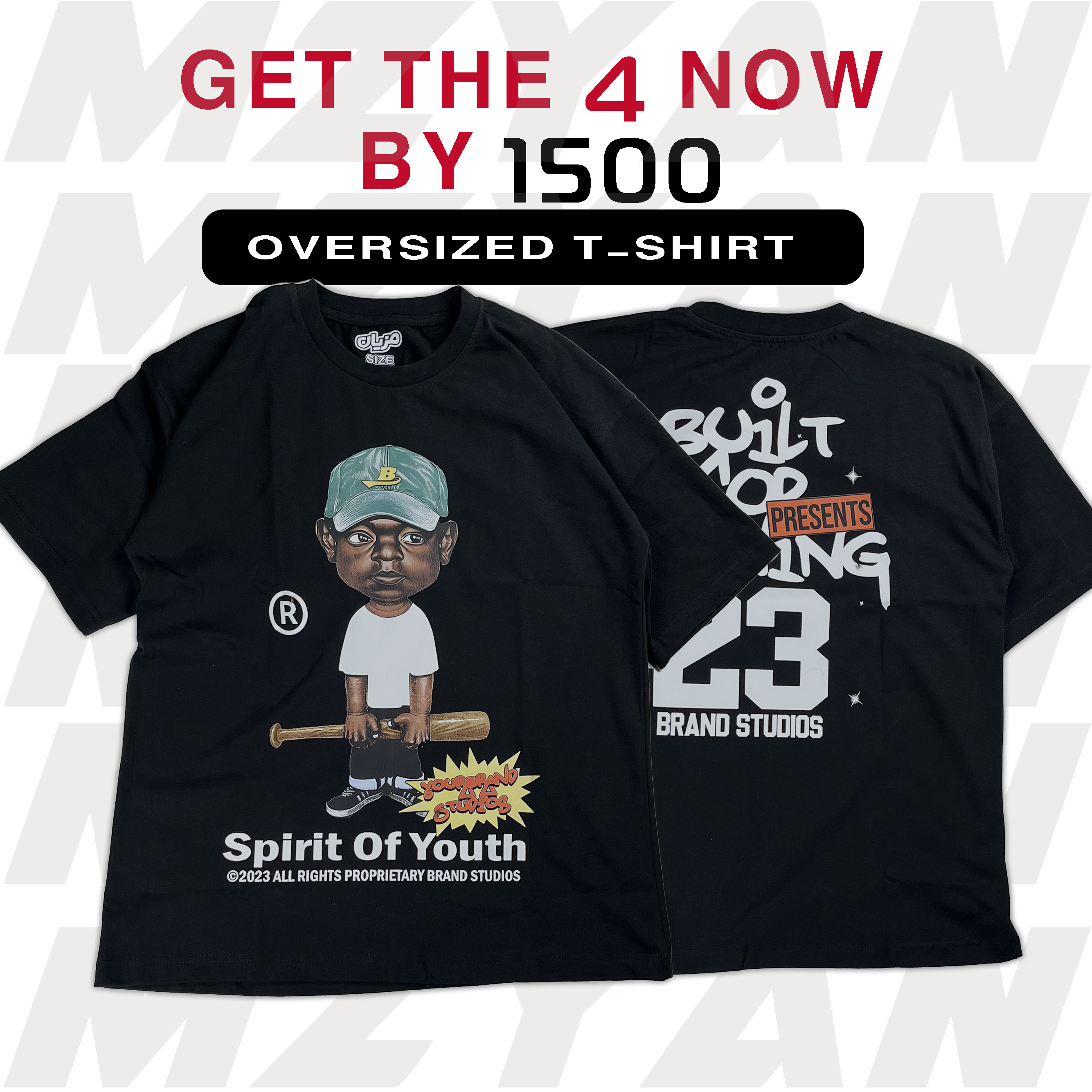 OVERSIZED PRINTED T-SHIRTS