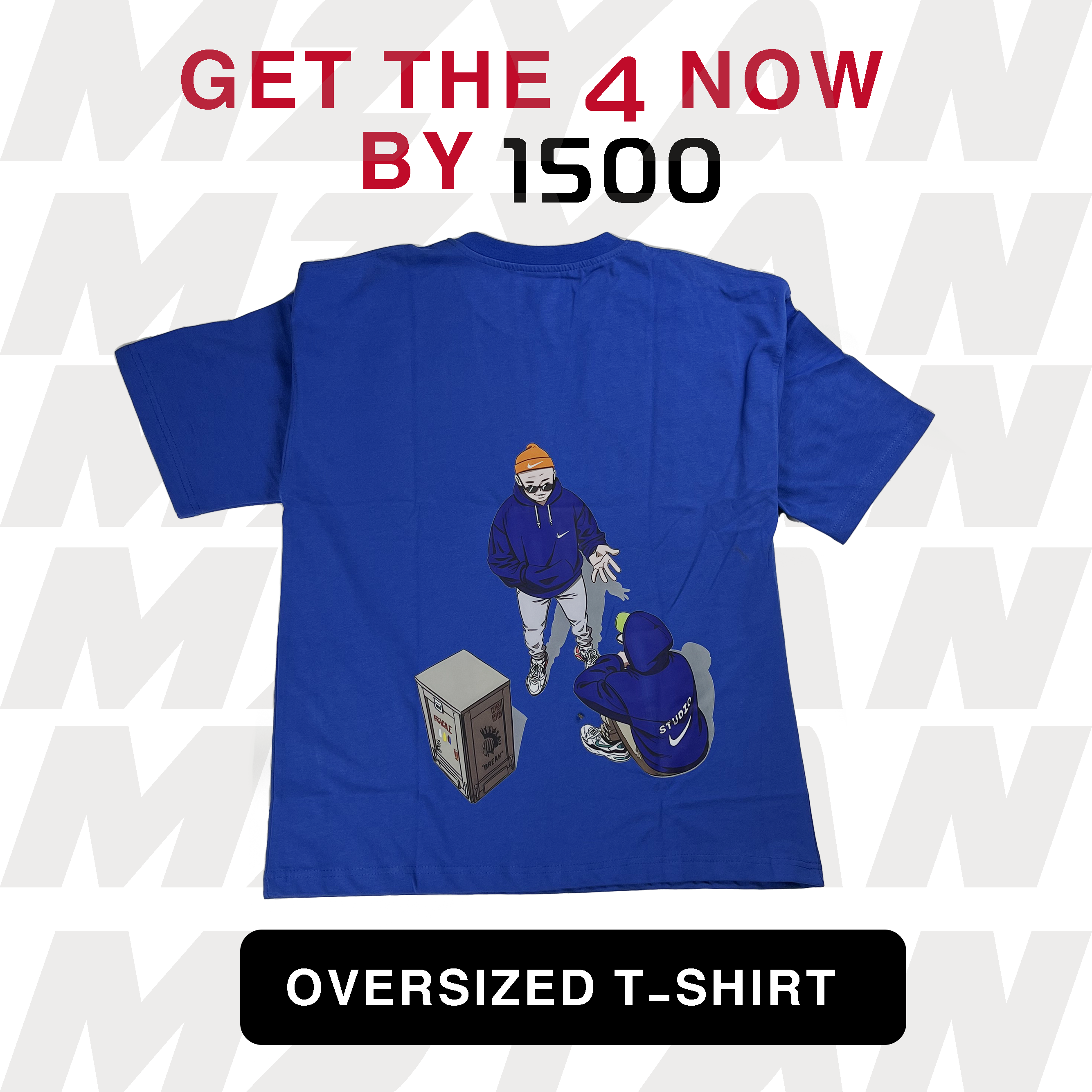 OVERSIZED PRINTED T-SHIRTS
