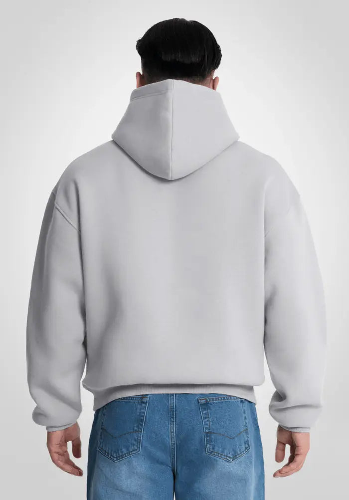 Silver Oversize Hoodie