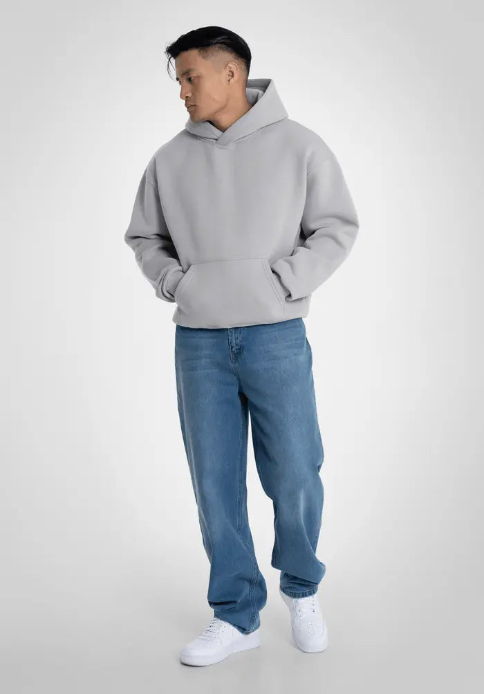 Silver Oversize Hoodie